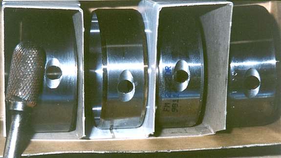 Slant Six cam bearing grinding for better oil flow
